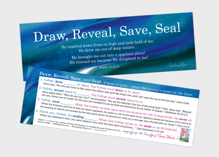 Draw, Reveal, Save, and Seal – A Biblical Prayer Guide