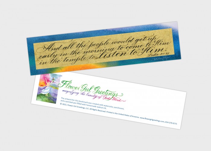 Bookmark–Listen to Him