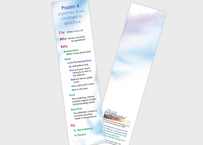 Bookmark – Psalm 4 – From Confined to Spacious