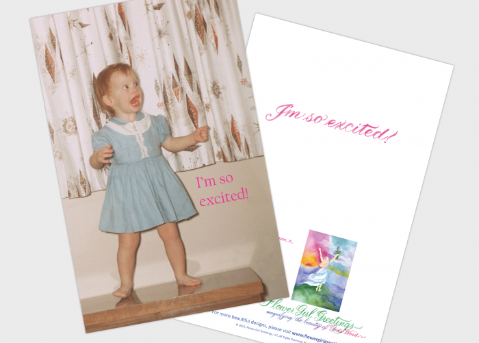 I'm so excited I'm so excited