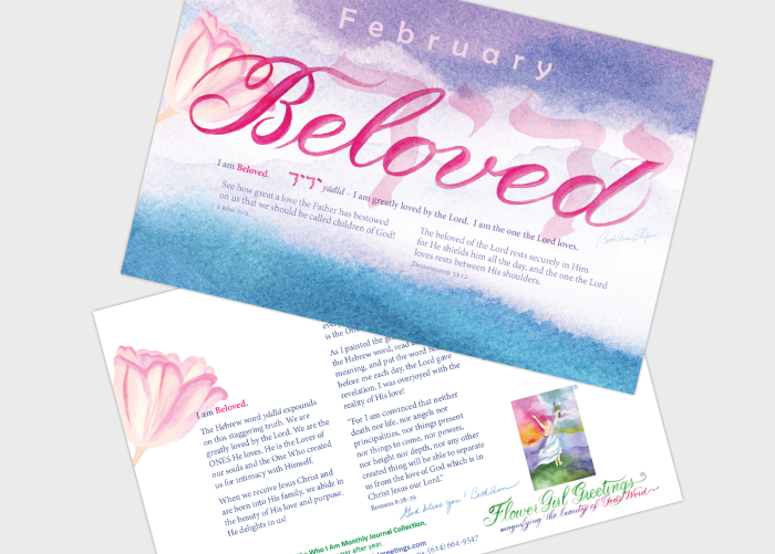 I am Beloved (single card)