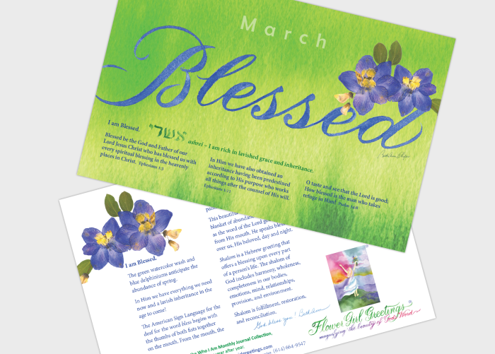 I am Blessed (single card)