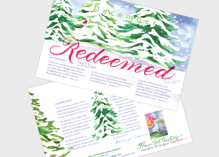 I am Redeemed (single card)